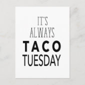 TACO TUESDAY BRIEFKAART (Voorkant)