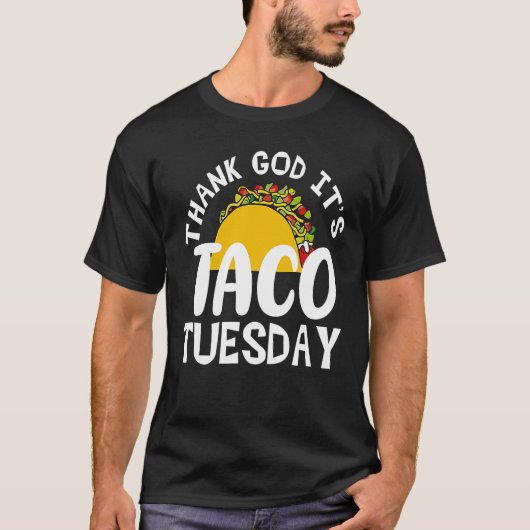 Taco Tuesday Cinco de Mayo For Men Women  Mexican T-shirt (Voorkant)
