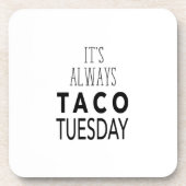 TACO TUESDAY DRANKJES ONDERZETTER (Voorkant)