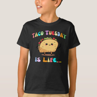 Taco Tuesday is het Kind van het leven Funny Kawai T-shirt
