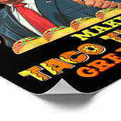 Taco Tuesday Maak Taco Tuesday Groot Donald Taco Poster (Hoek)