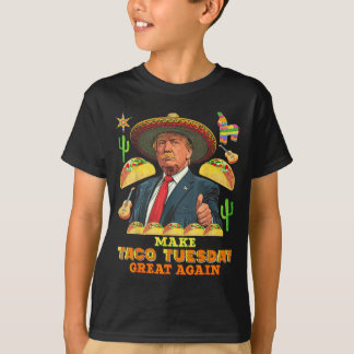 Taco Tuesday Maak Taco Tuesday Groot Donald Taco T-shirt