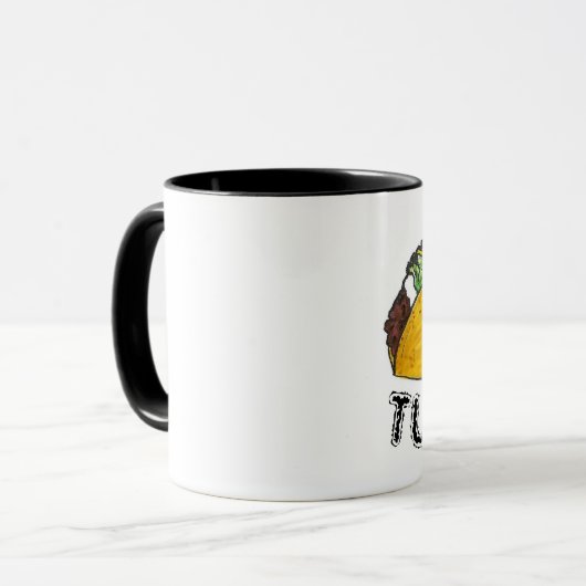 TACO TUESDAY Mexicaanse Tex Mex Food Tacos Foodie Mok (Voorkant links)