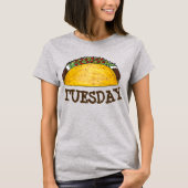 TACO TUESDAY Mexicaanse Tex Mex Food Tacos Foodie T-shirt (Voorkant)