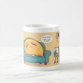Taco Tuesday Therapy - Grappige Cartoon Food Art Koffiemok (Center)