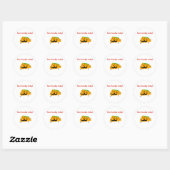 Taco Tuesday vandaag! Ronde Sticker (Vel)