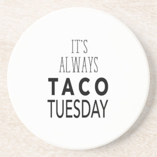 TACO TUESDAY ZANDSTEEN ONDERZETTER