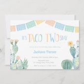 Taco TWEE dagen Dinsdag 2e verjaardag Fiesta for B Kaart (Voorkant)