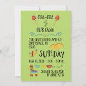 Taco Tweedaagse 2e Verjaardag Uitnodiging (Achterkant)