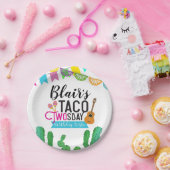 Taco tweedaagse papieren Borden Papieren Bordje (Feest)