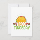 Taco Tweeëntwintigste verjaardag Cinco de Mayo Gif Bedankkaart (Voorkant)