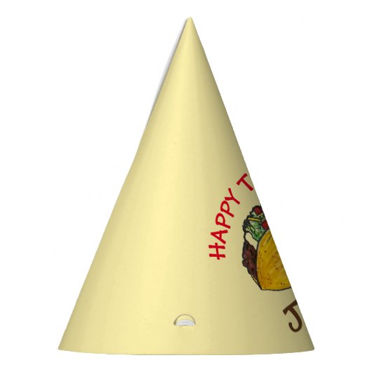 Taco TWOSdag Dinsdag 2e verjaardag Fiesta Feesthoedjes (Links)