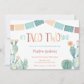 Taco Twosday Autumn Colors 2e verjaardag Kaart (Voorkant)