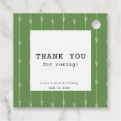 Taco Twosday Chalkboard Boy 2e Verjaardag Bedankt Bedankjes Labels (Achterkant)