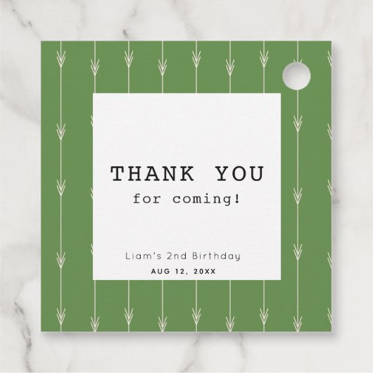 Taco Twosday Chalkboard Boy 2e Verjaardag Bedankt Bedankjes Labels (Achterkant)