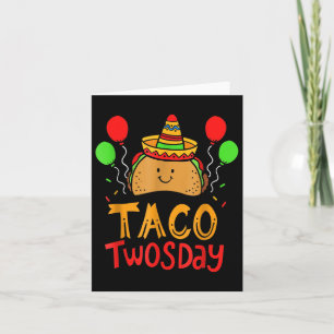 Taco Twosday Cinco De Mayo 2 jaar oud Jongelenmeis Kaart
