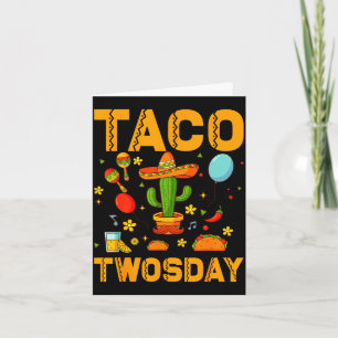 Taco twosday cinco de mayo 2 jaar oud jongetje mei kaart