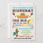 Taco Twosday Dinsdag Mexican Fiesta 2e verjaardag Kaart (Voorkant)