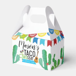 Taco Twosday Favor Box Bedankdoosjes
