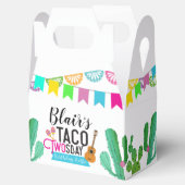 Taco Twosday Favor Doos Bedankdoosjes (Geopend)