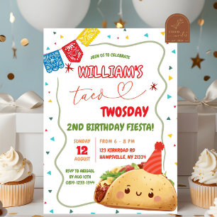 Taco Twosday Mexicaanse Fun Verjaardag Jongen Kaart