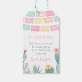 Taco TWOsday of Three-esta Mexicaanse Fiesta Favor Cadeaulabel (Voorkant)