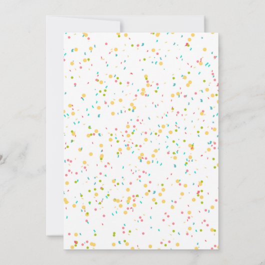 Taco Twosday Pinata Fiesta 2e verjaardag Kaart (Achterkant)