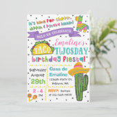 Taco Uitnodiging van TWEEsdagen | 2e verjaardag va (Staand voorkant)
