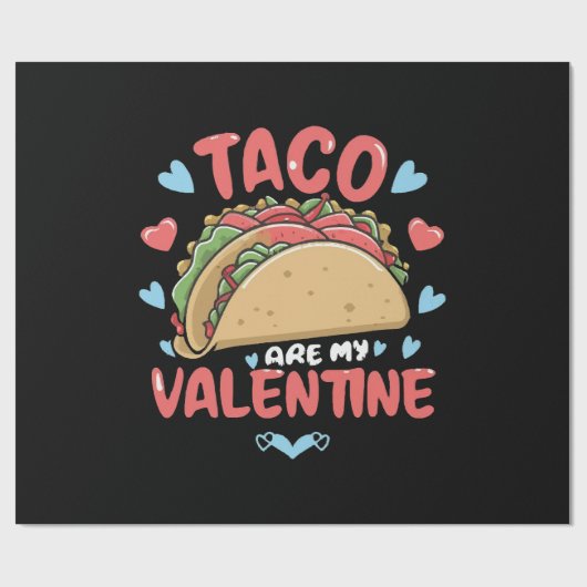 Taco-valentijn Cadeaupapier (Vlak)