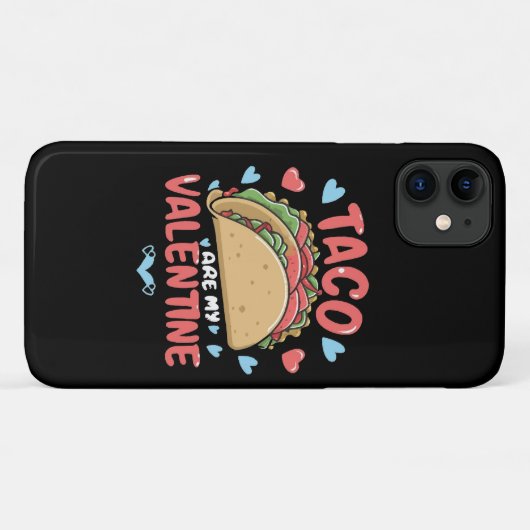 Taco-valentijn Case-Mate iPhone Case (Achterkant (horizontaal))