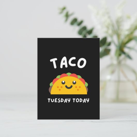 TACO VANDAAG Briefkaart (Staand voorkant)