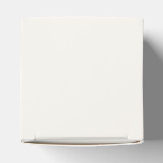 Taco Verjaardag Eenvoudige Crème Dank u Bedankdoosjes (Bovenkant)