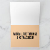 TACO VERJAARDAGSCAART GRAPPIG KAART (Binnen)