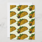 Taco verjaardagsfeest uitnodiging (Achterkant)