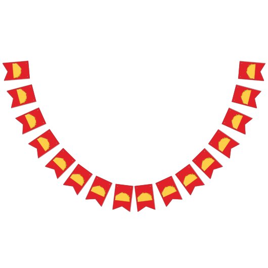 Taco verjaardagsfeestje Mexicaans eten Vlaggetjes (Alle)