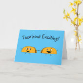 Taco Verloving Gefeliciteerd Kaart (Gele Bloem)