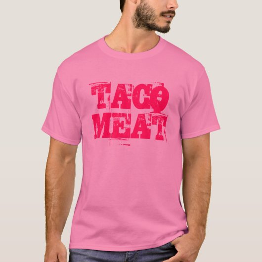 Taco Vlees T-shirt (Voorkant)
