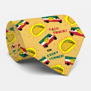 Taco-vrachtwagens op elke hoek stropdas