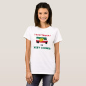 Taco-vrachtwagens op elke hoek t-shirt (Voorkant volledig)