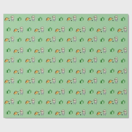 Taco vs burrito cadeaupapier (Vlak)