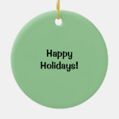 Taco vs burrito keramisch ornament (Achterkant)