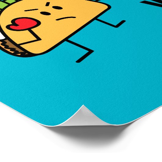 Taco vs Burrito Poster (Hoek)