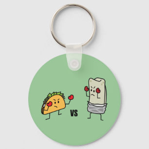 Taco vs burrito sleutelhanger