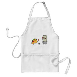 Taco vs Burrito Standaard Schort