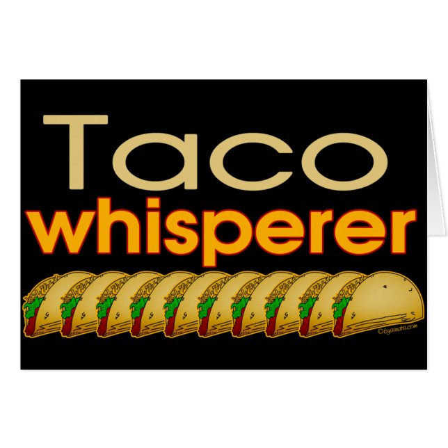 Taco Whisperer (Voorkant Horizontaal)
