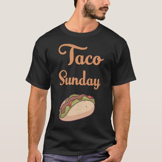 taco zondag t-shirt (Voorkant)