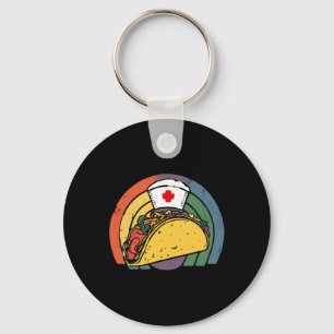 Taco Zurse Stethoscoop Cinco de Mayo Zurse Women S Sleutelhanger