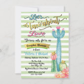 Taco'about Love Mexiccian fiesta Couples douche Kaart (Voorkant)