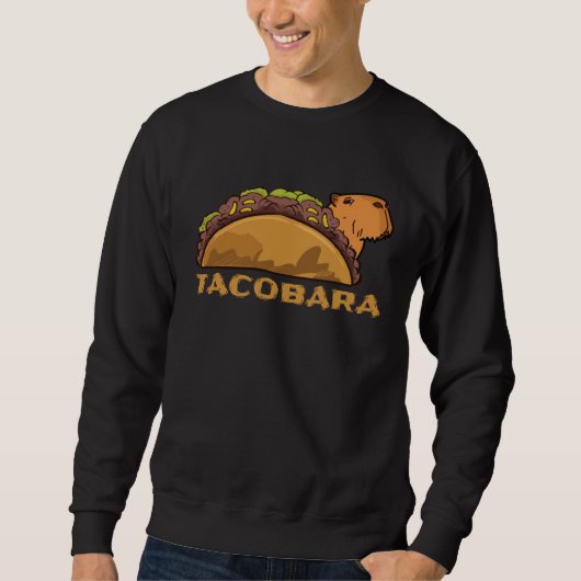 Tacobara Taco Capybara Animal Graphic Capibara Trui (Voorkant)