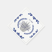 Taco'Bout 21 | Blue/Silver Tequila Napkins Servet (Hoek)